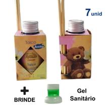 Kit 7 Aromatizante de Ambiente 100ml Difusor Palito Vareta Marca Luz Aromas Ar Cheirinho - Envio Já