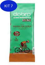 Kit 7 Barra Energética Banana Com Canela E Chocolate Dobro