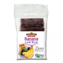 Kit 7 barrinha de banana com açaí 150g zero açúcar