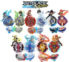 Kit 7 Beyblade Burst Barato Sortidos Sem Lançador Valt,Shu Daigo e Outros Kit 7 Beyblade Burst Barato Sortidos Sem Lançador Valt,Shu Daigo e Outros