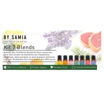 Kit 7 Blends Óleos Essências By Samia