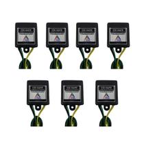 Kit 7 Bloqueador Veicular Automotivo Antifurto Corta Corrente Carro Moto 12V