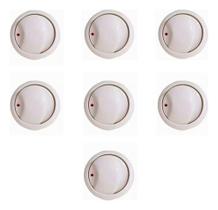 Kit 7 Botões P/ Fogão Dako Mille Com Aro Cano Longo Branco Kit 7 Botões P/ Fogão Dako Mille Com Aro Cano Longo Branco