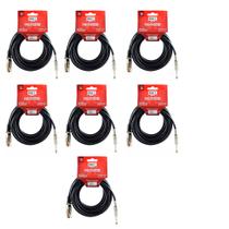 Kit 7 Cabo Microfone Xlr Canon P10 Mono Violão 5m Metros Mesa som Amplificador Profissional Mxt Kit 7 Cabo Microfone Xlr Canon P10 Mono Violão 5m Metros Mesa som Amplificador Profissional Mxt