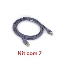 Kit 7 Cabo Usb Leitor Symbol Motorola Zebra Ls2208 / Ls7708 / DS Kit 7 Cabo Usb Leitor Symbol Motorola Zebra Ls2208 / Ls7708 / DS