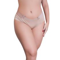 KIT 7 Calcinhas Femininas Tanga Cintura Alta Pala Lateral Dupla Conforto Lingerie
