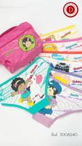 Kit 7 Calcinhas Semaninha infantil Diamantes Lingerie TAM 8