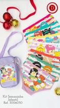 Kit 7 Calcinhas Semaninha infantil Diamantes Lingerie TAM P