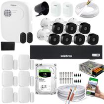 Kit 7 Câmeras 1120B Dvr 1008-C Intelbras +ivp 2000+kit Alarme+xas 4010 + HD 3TB Kit 7 Câmeras 1120B Dvr 1008-C Intelbras +ivp 2000+kit Alarme+xas 4010 + HD 3TB