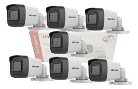 Kit 7 Câmeras Hikvision 2mp Ds-2ce16d0t-exipf Full Hd Bullet
