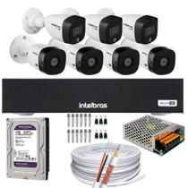 Kit 7 Câmeras Intelbras 3 cam Full Color 4 cam 1220b Full Hd Dvr Mhdx 3008-C Kit 7 Câmeras Intelbras 3 cam Full Color 4 cam 1220b Full Hd Dvr Mhdx 3008-C
