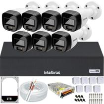 Kit 7 Câmeras Intelbras Cftv 1080p Full Color Hd 1TB colorido dia e noite Kit 7 Câmeras Intelbras Cftv 1080p Full Color Hd 1TB colorido dia e noite