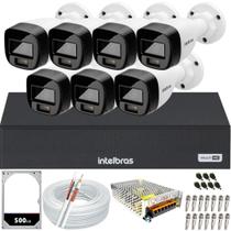 Kit 7 Câmeras Intelbras Cftv 1080p Full Color HD 500GB colorido dia e noite Kit 7 Câmeras Intelbras Cftv 1080p Full Color HD 500GB colorido dia e noite
