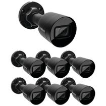 Kit 7 Câmeras IP 2 Megapixels 3.6mm 30m PoE VIP 1230 B BLACK G4 Intelbras