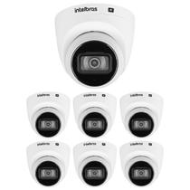 Kit 7 Câmeras IP 4 Megapixels 30m Inteligência Artificial VIP 3430 D IA Intelbras