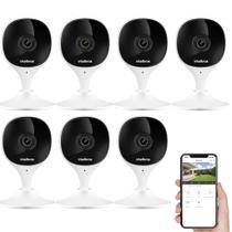 Kit 7 Câmeras WiFi Full HD Intelbras iMX C para Monitoramento Interno