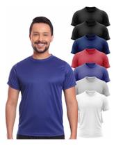 Kit 7 Camisas Básicas Masculina Dry Fit Lisa Tradicional Kit 7 Camisas Básicas Masculina Dry Fit Lisa Tradicional