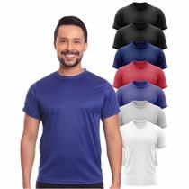 Kit 7 Camisas Masculina Manga Curta Dry Fit Proteção Uv