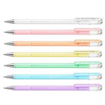 Kit 7 Caneta Gel Hybrid Milk 0.8mm Tom Pastel Pentel Kit 7 Caneta Gel Hybrid Milk 0.8mm Tom Pastel Pentel