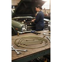 Kit 7 Canos Freio P/ Fusca Brasilia Variant TL Seguro