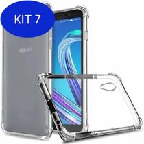 Kit 7 Capa Anti Shock Transparente Zenfone Live L1 Zc550Kl