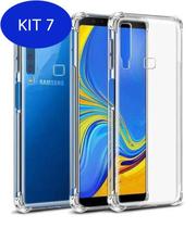 Kit 7 Capa Capinha Ant Impacto Transparente Samsung Galaxy A9 2018