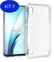 Kit 7 Capa Capinha Anti Impacto Transparente Samsung Galaxy A10