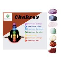 Kit 7 Chakras Pedras Naturais Roladas - Equilíbrio Meditação - EQUILIBRIO