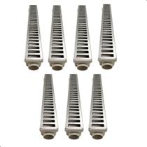 Kit 7 coletora ferrari branco + 7 grelha de aluminio 6x50 Kit 7 coletora ferrari branco + 7 grelha de aluminio 6x50