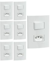 kIT 7 CONJUNTOS DE INTERRUPTORES+TOMADA 10A 250V SCHNEIDER kIT 7 CONJUNTOS DE INTERRUPTORES+TOMADA 10A 250V SCHNEIDER