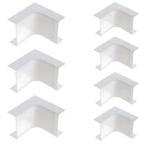 Kit 7 Cotovelo Interno 50x20 Mata junta Branco Pial 29903X Kit 7 Cotovelo Interno 50x20 Mata junta Branco Pial 29903X