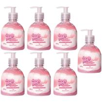 Kit 7 Cremes CANDY GIRL Mix Gel Virilha Morango Beijável Atc
