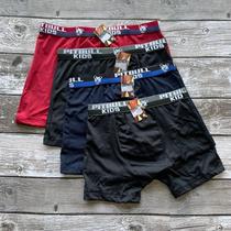 Kit 7 Cueca Box Infantil Juvenil Menino Lisa Tamanho 02 A 12 Anos Elástico Kit 7 Cueca Box Infantil Juvenil Menino Lisa Tamanho 02 A 12 Anos Elástico