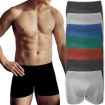 Kit 7 Cueca Boxer Respirável Masculina Microfibra Adulto Kit 7 Cueca Boxer Respirável Masculina Microfibra Adulto