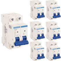 Kit 7 Disjuntor 10A Bipolar Tramontina TDJ3 Curva C 3kA Kit 7 Disjuntor 10A Bipolar Tramontina TDJ3 Curva C 3kA