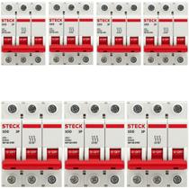 Kit 7 Disjuntor 4A SD63 3P Curva C 3KA SDD63C04 Steck