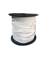 Kit 7 Elásticos chato Número 14 de 0.8mm Branco de 50m