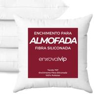 Kit 7 Enchimentos de Almofada 45x45 Fibra Siliconada Super Macio Kit 7 Enchimentos de Almofada 45x45 Fibra Siliconada Super Macio