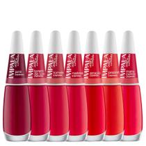 Kit 7 Esmaltes Coleção Cor da Moda Tons de Vermelho Impala Kit 7 Esmaltes Coleção Cor da Moda Tons de Vermelho Impala