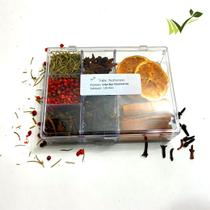 Kit 7 Especiarias Box para Gin Tônica Drinks Festas - Vibe Naturais
