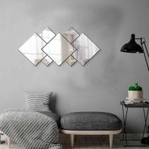 Kit 7 Espelhos Decorativos em Acrílico Sala Quarto