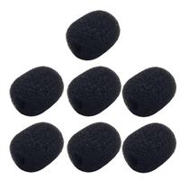 Kit 7 Espuma Para Microfone Headset E Lapela 19Mm X 15Mm