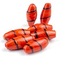 Kit 7 Firmas Azeitona 35x15mm Vermelho e Preto Murano Guias Kit 7 Firmas Azeitona 35x15mm Vermelho e Preto Murano Guias