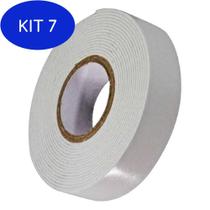 Kit 7 Fita Dupla Face De Espuma Amazonas 1,8 Cm X 3 Metros