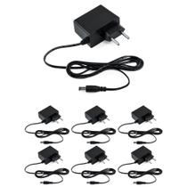 Kit 7 Fontes de Alimentação 12V 1A AC/DC EF 1201 L Intelbras
