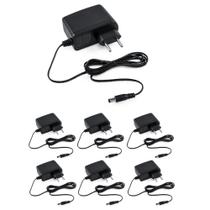 Kit 7 Fontes de Alimentação 12V 2A AC/DC EF 1202 Intelbras