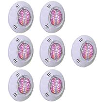 Kit 7 Iluminação LED Piscina SMD 9W RGB Colorido Sodramar