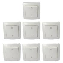 Kit 7 Interruptor Legrand Bipolar 250v 10a SistemaX 675002 Kit 7 Interruptor Legrand Bipolar 250v 10a SistemaX 675002