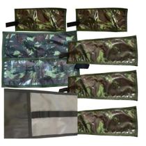 Kit 7 Invólucros Organizadores Militar Camuflados (2 Mini + 3 Medios + 1 Grande + 1 Anotação) Kit 7 Invólucros Organizadores Militar Camuflados (2 Mini + 3 Medios + 1 Grande + 1 Anotação)