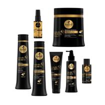 Kit 7 Itens Cavalo Forte 500ml Haskell Todo Tipo de Cabelo